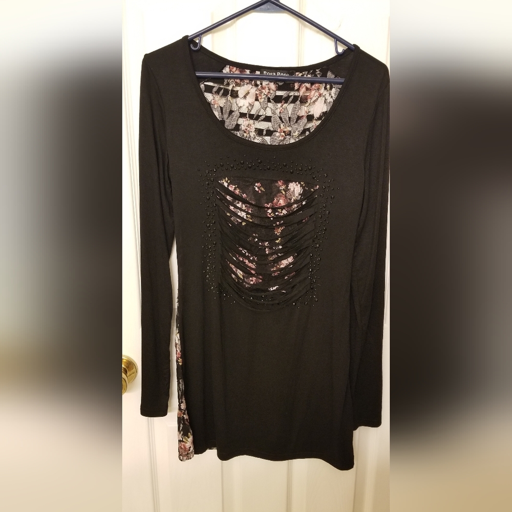 Rosa Rose Long Sleeve Shirt